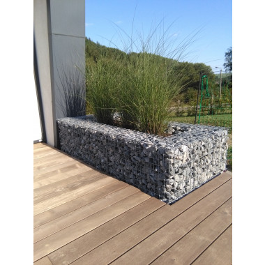 Gabion steenkorf bloembak