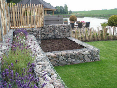GabionenStützmauer Gabion Steinkörbe