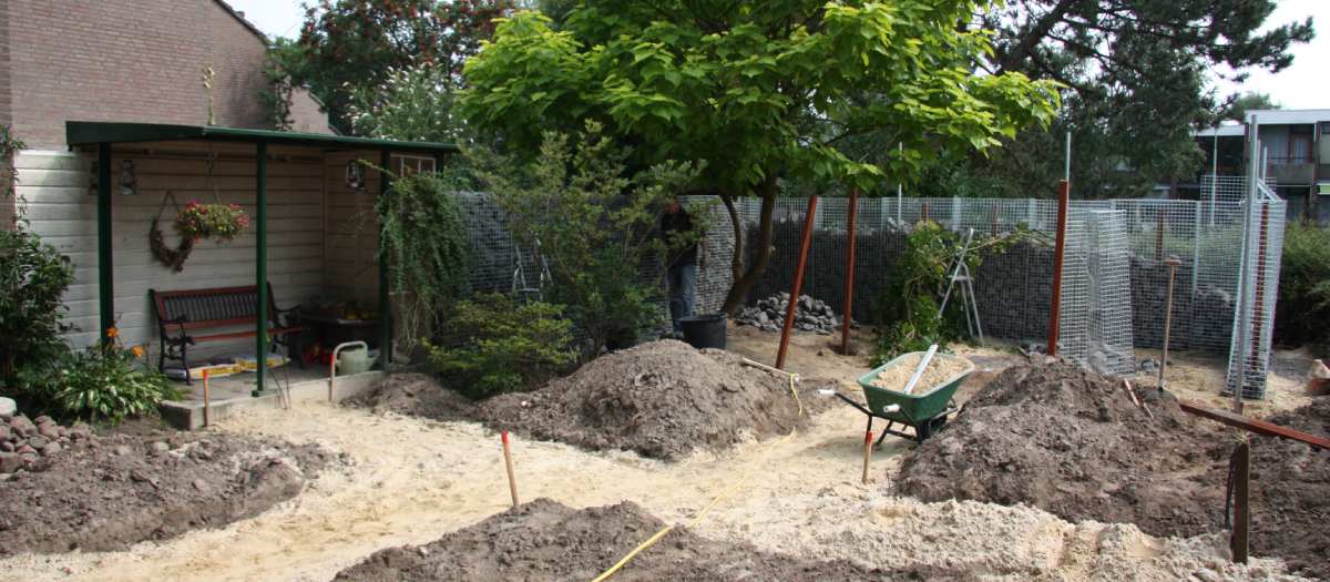 Gabionenzaun aufstellen