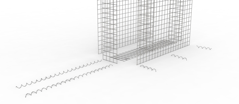 Alles, was Sie zum Bau Ihres Gabionenkorbes benötigen, finden Sie im Do-it-yourself-Bausatz.