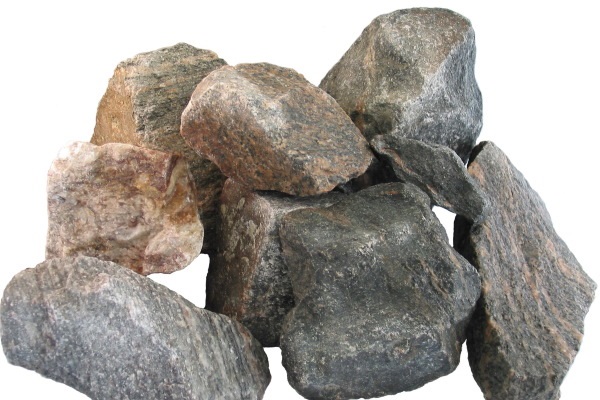 Dank der hohen Härte des Granit-Bruchsteine eignen sie sich sehr gut zum Befüllen von Gabionen